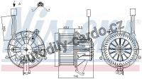 Vnitřní ventilátor NISSENS 87264