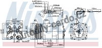 Kompresor klimatizace NISSENS 899928