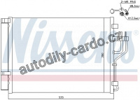 Chladič klimatizace NISSENS 940353