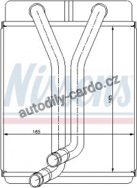 Výměník tepla NISSENS 77501