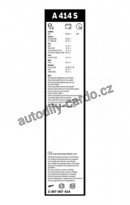 Sada stěračů BOSCH Aerotwin (BO 3397007414) - 650mm + 400mm