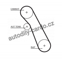 Sada rozvodového řemene s vodní pumpou GATES (GT KP15541XS)