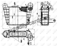 Chladič turba NRF 30842