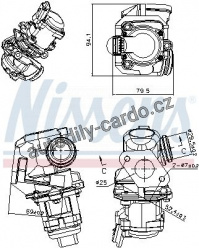 AGR-Ventil NISSENS 98150