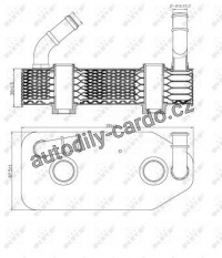 Chladič motorového oleje NRF 31186