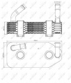 Chladič motorového oleje NRF 31186