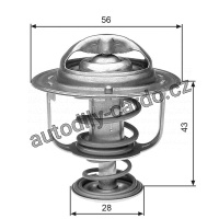 Termostat GATES (GT TH31271G1) - NISSAN, OPEL, RENAULT