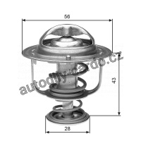 Termostat GATES (GT TH31388G1) - MITSUBISHI, NISSAN