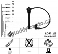 Sada kabelů pro zapalování NGK RC-FT1203 - FIAT