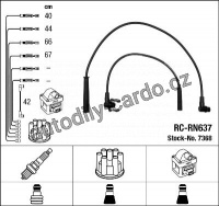 Sada kabelů pro zapalování NGK RC-RN637 - RENAULT