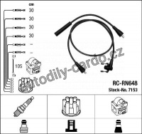 Sada kabelů pro zapalování NGK RC-RN648 - RENAULT