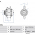 Alternátor BOSCH (BO 0986046320)