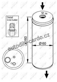 Sušič klimatizace NRF 33114