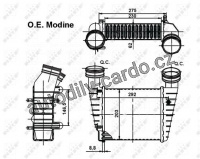 Chladič turba NRF 30138