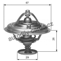 Termostat GATES (GT TH09180G1) - BMW