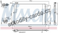 Chladič klimatizace NISSENS 941077
