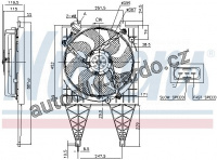 Ventilátor chladiče NISSENS 85797