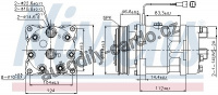 Kompresor klimatizace NISSENS 89171