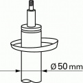 Tlumič pérování SACHS 312 267 - AUDI, SEAT, ŠKODA, VW