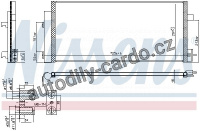 Chladič klimatizace NISSENS 941086