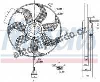 Ventilátor chladiče NISSENS 85798