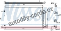 Chladič klimatizace NISSENS 940446