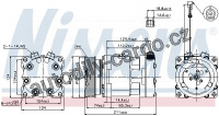 Kompresor klimatizace NISSENS 89177