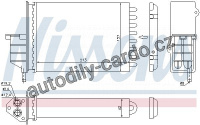 Výměník tepla NISSENS 71450