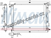 Chladič motoru NISSENS 675047