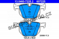 Sada brzdových destiček ATE 13.0460-7225 (AT 607225) - BMW