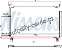 Chladič klimatizace NISSENS 941147