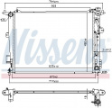 Chladič motoru NISSENS 675074