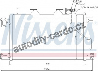 Chladič klimatizace NISSENS 940100
