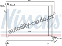 Chladič klimatizace NISSENS 941148