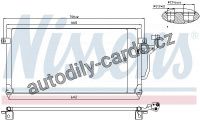 Chladič klimatizace NISSENS 94356