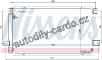 Chladič klimatizace NISSENS 940102