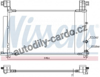Chladič klimatizace NISSENS 941149