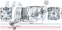 Kompresor klimatizace NISSENS 89192