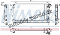 Chladič motoru NISSENS 675066