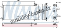 Chladič klimatizace NISSENS 941150