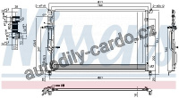 Chladič klimatizace NISSENS 940451