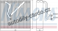 Výparník NISSENS 92163