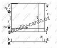 Chladič, chlazení motoru NRF 58217