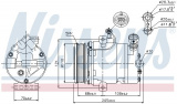 Kompresor klimatizace NISSENS 89197