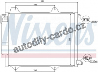 Chladič klimatizace NISSENS 94754