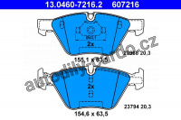 Sada brzdových destiček ATE 13.0460-7216 (AT 607216) - BMW