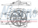 Ventilátor chladiče NISSENS 85883