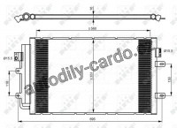 Kondenzátor, klimatizace NRF 350083