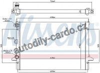 Chladič motoru NISSENS 62013