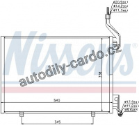 Chladič klimatizace NISSENS 940107